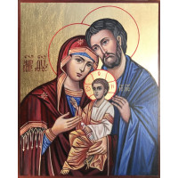 Писана ікона "Пресвята Родина" (21х26см) (№2)